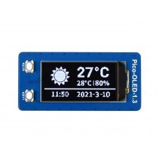 Buy 1.3 inch OLED Display Module for Raspberry Pi Pico - SPI / I2C Online in India