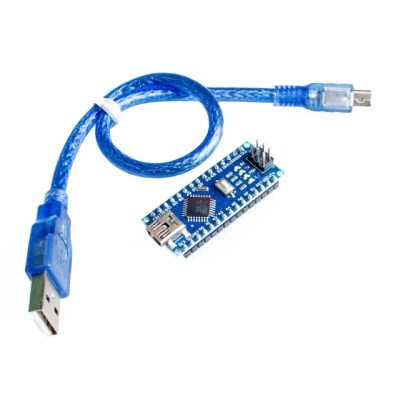 Buy Nano Board R3 CH340 chip With USB Mini Cable compatible with Arduino (soldered) Online in India