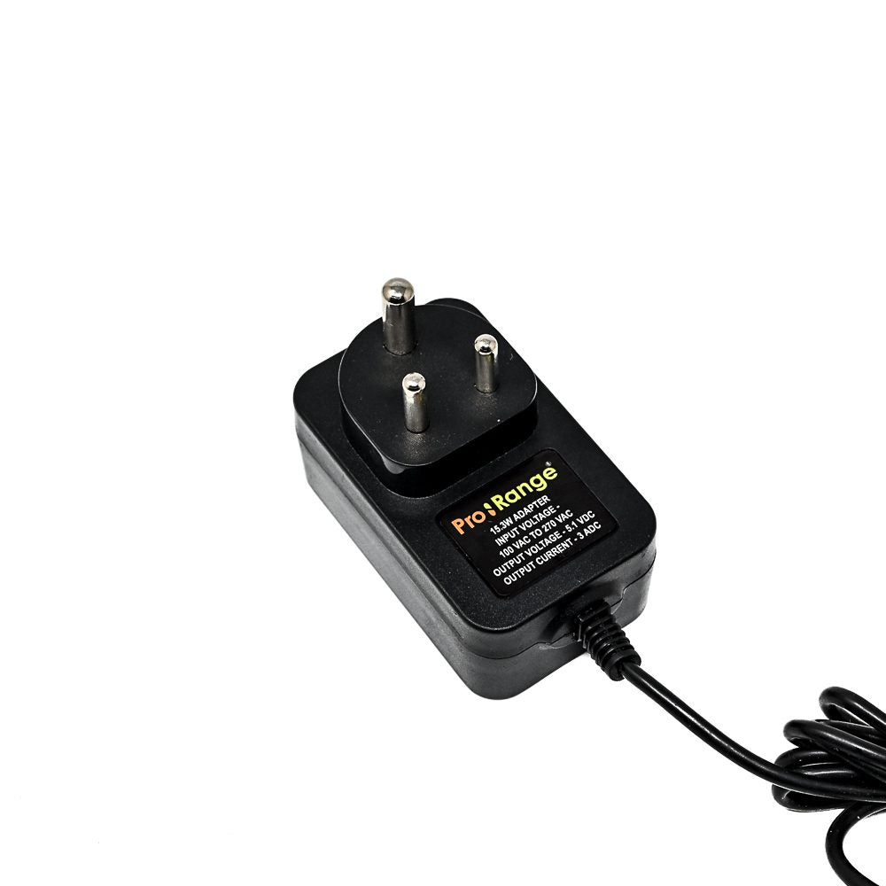 Buy Pro-Range 5.1V 3A Power Adapter with C-Type Connector for Raspberry Pi 4 Online in India