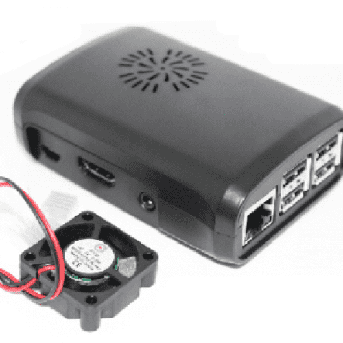 Buy Raspberry Pi ABS case with Fan(Back) Online in India