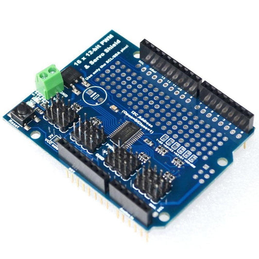 Buy Arduino 16 channel PWM Servo Motor Shield Online in India