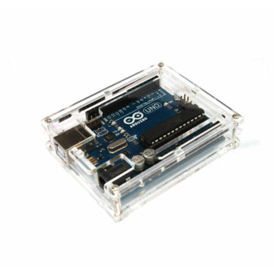 Buy Plastic Enclosure Case for Arduino UNO R3 Transparent Acrylic Online in India