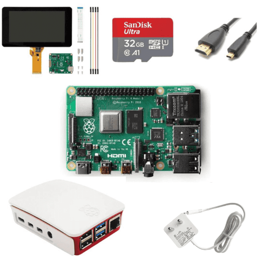 Buy Raspberry Pi 4 4GB Starter Kit with Official 7 Inch Touch Display Online in India