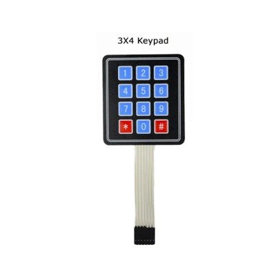 Buy 4×3 Matrix Membrane Switch Keypad Arduino Online in India