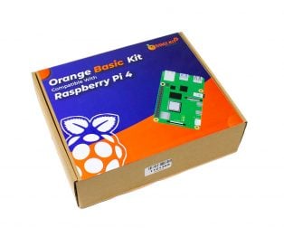Buy Orange Raspberry pi 4 Basic Kit Online in India
