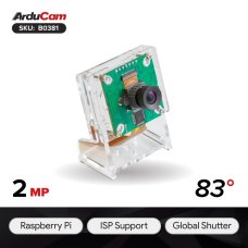 Buy Arducam B0381 2MP Global Shutter OV2311 Mono Camera Modules Pivariety (NoIR), compatible with Raspberry Pi ISP and Gstreamer Plugin Online in India