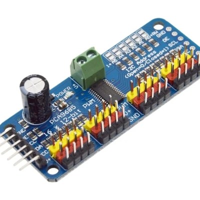 Buy 16-Channel 12-bit PWM/Servo Driver I2C interface PCA9685 for Arduino Raspberry Pi Online in India