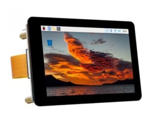 Buy Waveshare 4inch Capacitive Touch Display for Raspberry Pi, 480×800, DSI Interface, IPS, Fully Laminated Screen Online in India