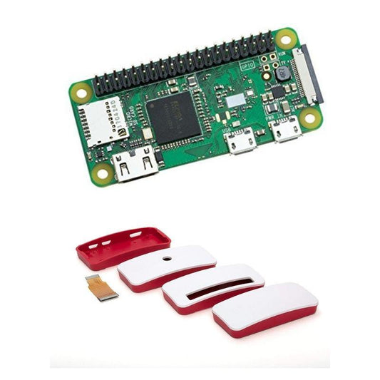 Raspberry Pi Zero WH + Raspberry Pi Zero W-WH  Enclosure- Case and camera cable - The Tech Depot