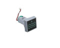Green 0-100A 22mm AD16- 22FSA Square Cover LED Ammeter Indicator Light with Transformer