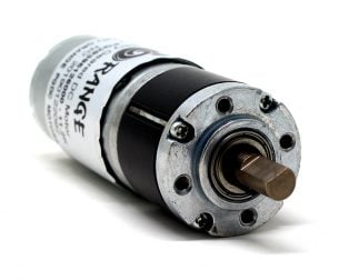Orange Planetary Gear DC Motor 12V 970 RPM 14.5 N-cm PG36M555-5.2K