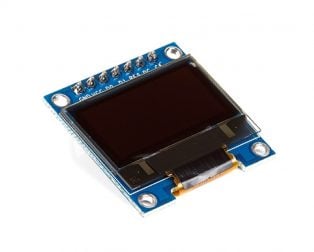 0.96? OLED Display Module – SPI/I2C – 128×64 – 7 Pin (Blue) - The Tech Depot