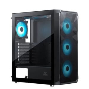Ant Esports ICE-112 ARGB Black (ATX) Mid Tower Cabinet - The Tech Depot