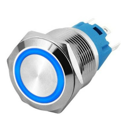 16mm ProMax PPS16006RGBRM Metal Push Button Switch Waterproof Momentary Red Green Blue