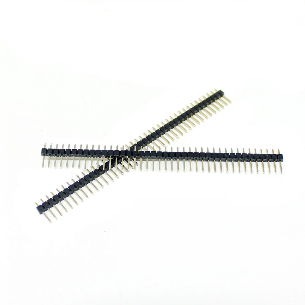 40x1 Pin 2.54mm Single Row Straight Male Pin Header Strip (Pack of 50)