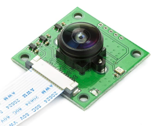 Arducam 5MP OV5647 Camera Board with LS-40180 Fisheye Lens M12x0.5 Mount for Raspberry Pi