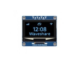 Waveshare 1.54inch OLED Display Module, 128×64 Resolution, SPI / I2C Communication blue
