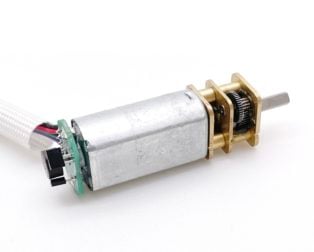 N12 2.4V 240RPM Metal Gear Motor With Encoder - The Tech Depot