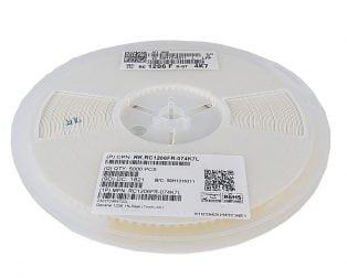 4.7K Ohm 1/4w 1206 Resistor(Reel of 5000)