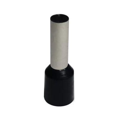 Insulated Bootlace Wire Crimp Ferrule End Terminal Lug-Black-4 sqmm