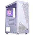 ZEBRONICS Agon Mid-Tower Premium Gaming Cabinet White