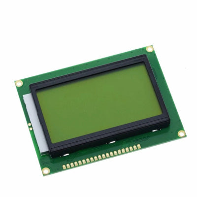 128x64 ST7920 Graphics LCD Display Green SPI - The Tech Depot