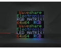 Waveshare Flexible RGB full-color LED matrix panel adjustable brightness and bendable PCB
