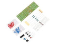 NE555 + CD4017 Red Blue Double Color Flashing Lights Board DIY Kit