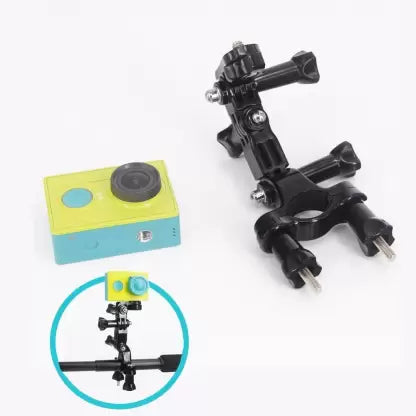 Action Pro Handlebar Grip Camera Mount  (Bike Handlebar Seatpost Clamp with Three-Way Adjustable Pivot Arm)