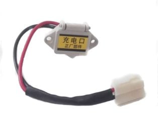 24V LCD digital throttle with key with the speed mileage display