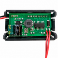 12V Dual USB Digital Voltmeter Panel Module