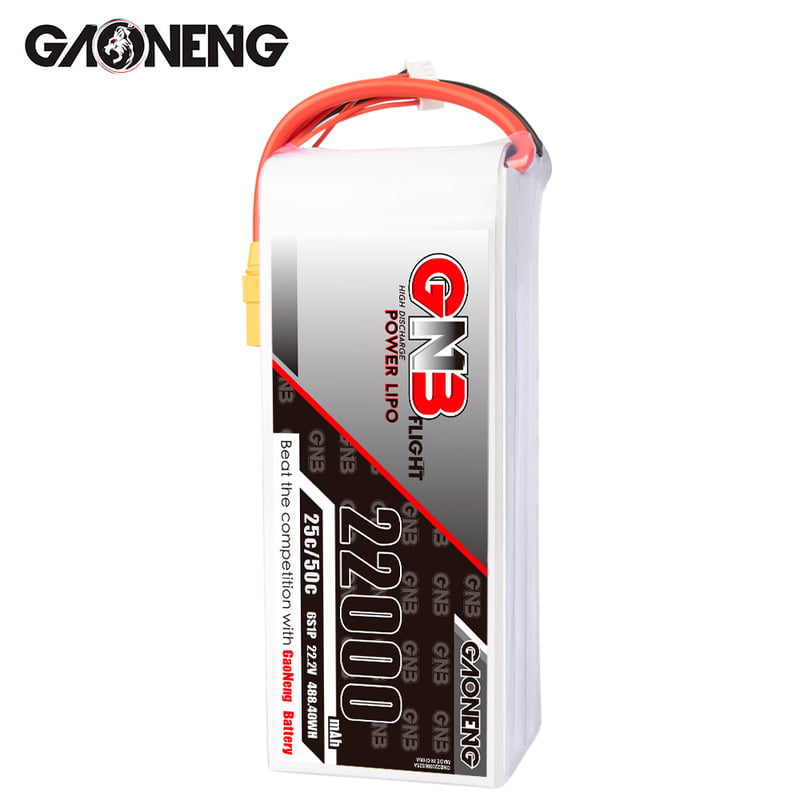 GNB 22000mAh 6S1P 22.2V 25C Lipo Battery
