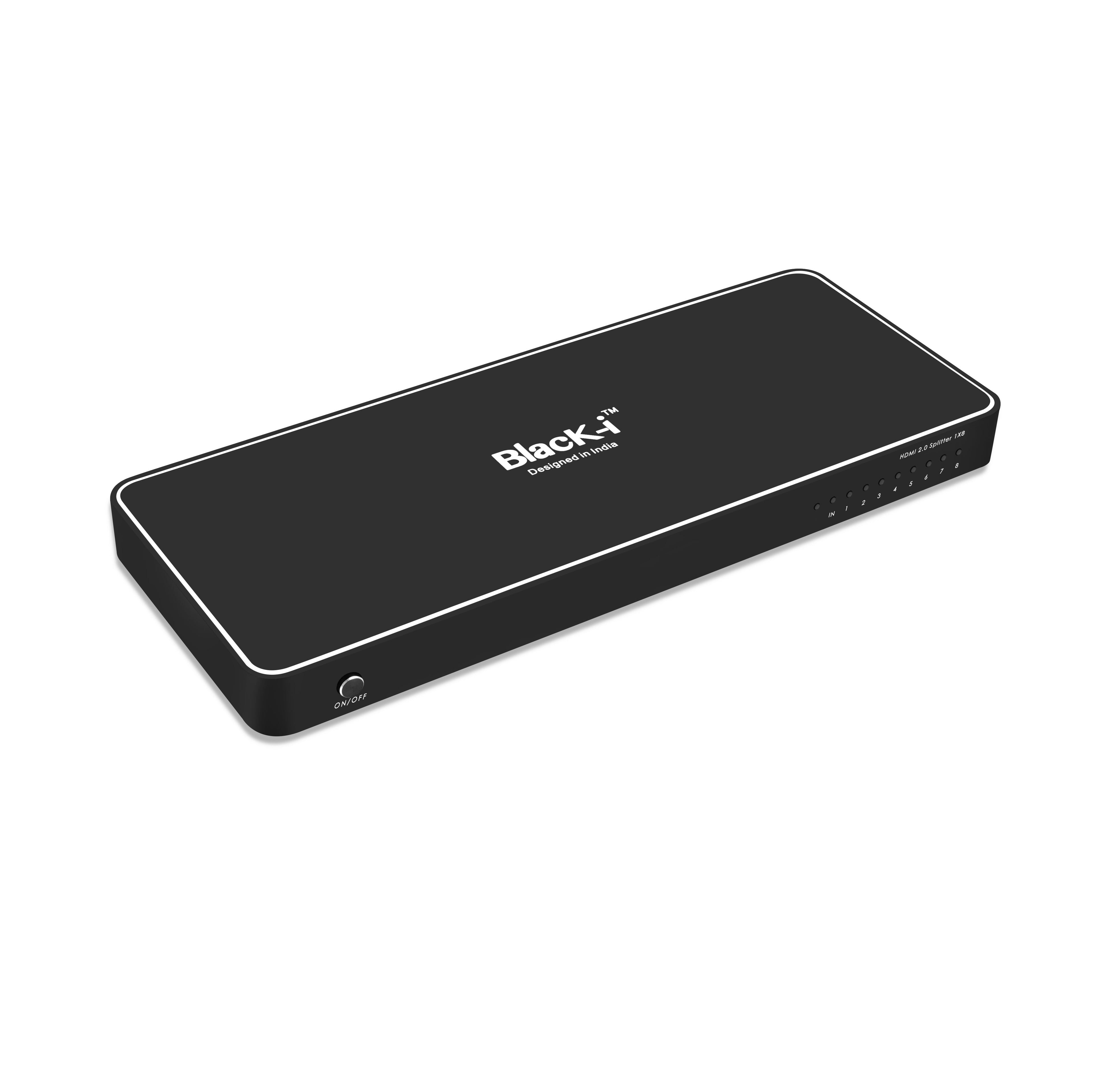 Black-i HDMI 1.4v 1 inout 8 Output Splitter