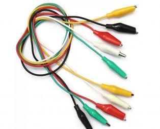 50cm Long Alligator Clips, Electrical DIY Test Leads 5pcs, for Micro:bit