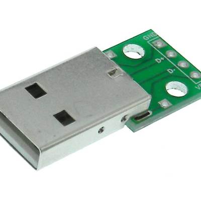 USB Type A Breakout Board – Male