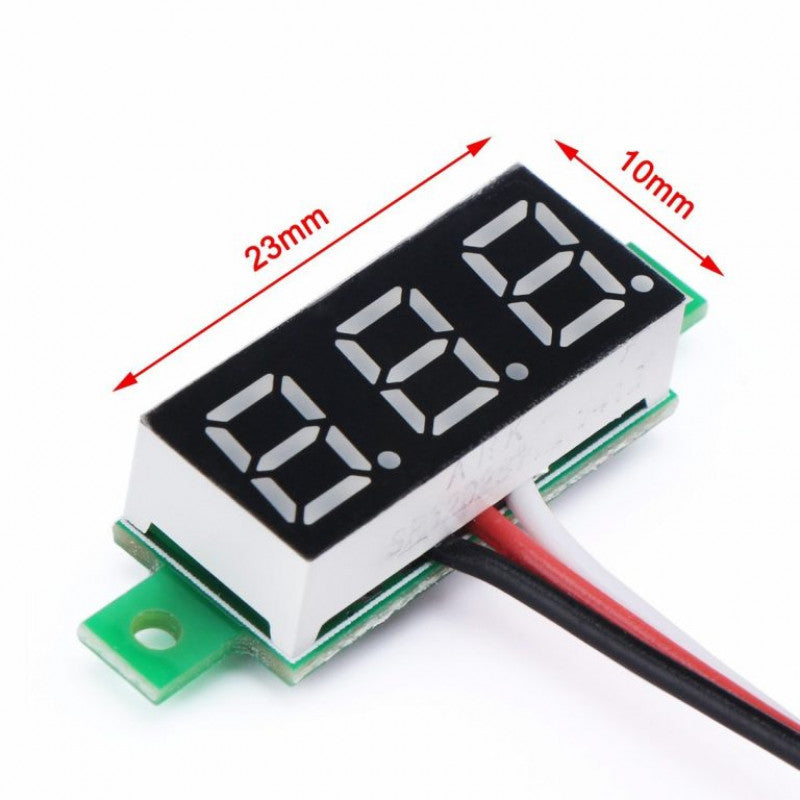 0.28 Inch 2.5V-30V Mini Digital Voltmeter Voltage Tester Meter