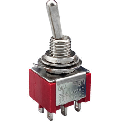 ProMax Toggle Switch 2 Position MTS-223 DPDT ON-ON 6Pin
