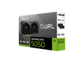 ASUS Dual GeForce RTX 5050 8GB GDDR6 OC Edition Graphics Card - retail box
