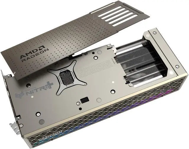 Sapphire Nitro+ AMD Radeon RX 9070 XT OC 16GB GDDR6 Graphics Card - back and backplate