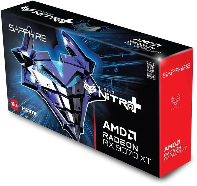 Sapphire Nitro+ AMD Radeon RX 9070 XT OC 16GB GDDR6 Graphics Card - retail box