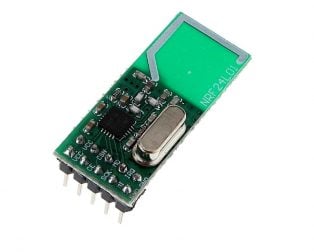 NRF24L01 Wireless Data Transmission module (Green) 10pin - The Tech Depot