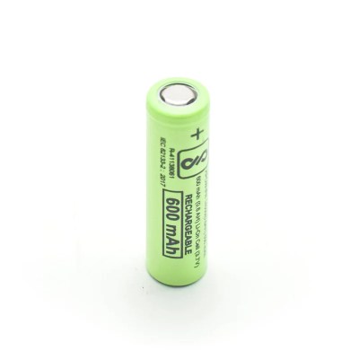 3.7 Volt 600 mAh 14500 Lithium Ion Rechargeable Battery Cell – AA Size