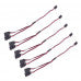 1JR Male To 2 Futaba Female Y Type Servo Extension Wire(300mm)