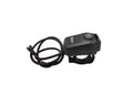 Electric scooter digital thumb throttle with voltage display and lock