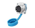 DH-24 19 Pin Female Soldering Type Power Socket with Metal Shell IP67 250V 5A