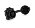 LP-12 Female 7 Pin Soldering Type Floating Power Socket with Plastic Shell IP67 100V 3A