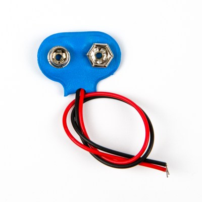 9V Battery Connector with lead wires - The Tech Depot