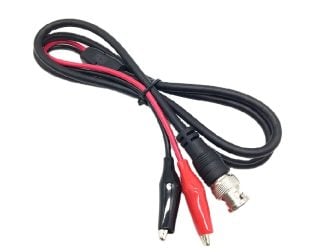 50cm BNC Male to Dual Alligator Clip Oscilloscope Test Probe Lead Cable