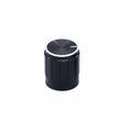 Potentiometer Knob 15mm Diameter 6mm Shaft Rotary Switch Cap Black Color