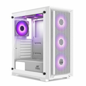 Ant Esports SX7 ARGB (ATX) White Mid Tower Cabinet